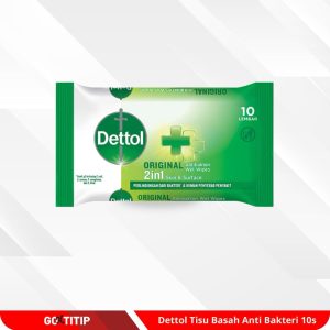 Dettol Tisu Basah Anti Bakteri 10s